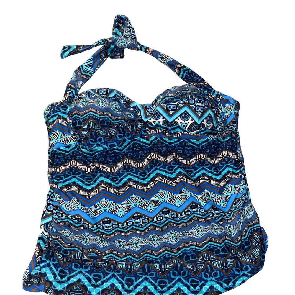 Shore Club women’s bandeau halter swim top (size 20)